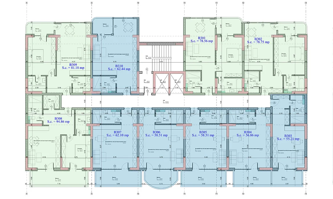 Etaj 3 - Scara B - AXXIS Nova Resort & SPA